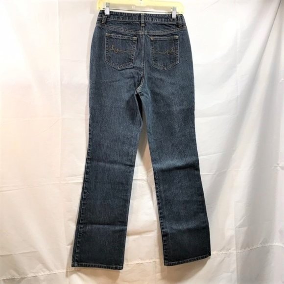 St. John's Bay Secretly Slender Womens Jeans Size 8T Boot Casual Pockets Blue - Picture 2 of 5